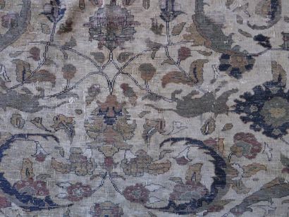 Tapis CESARE en soie (chaîne, trame en coton,...