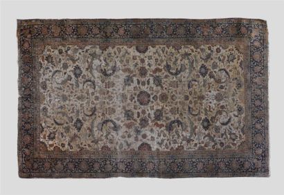 Tapis CESARE en soie (chaîne, trame en coton,...
