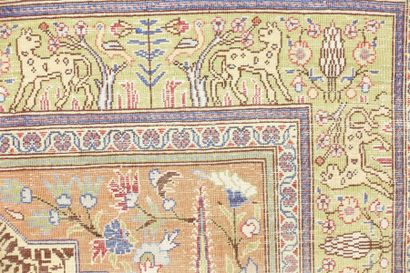 Tapis CERSARE en soie (chaîne et trame en...