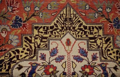 Tapis CERSARE en soie (chaîne et trame en...