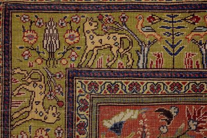 Tapis CERSARE en soie (chaîne et trame en...