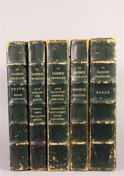 Répertoire de la Faïence Française, 1935.
Cinq...
