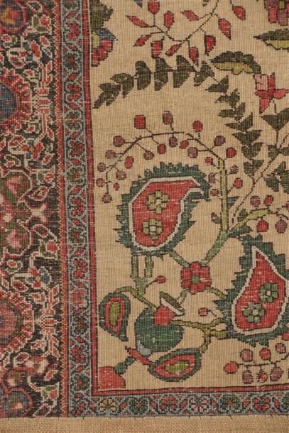Tapis KESCHAN 
Chaîne et trame en coton,...