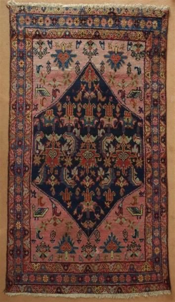 Tapis HAMADAN
Chaîne et trame en coton, velours...