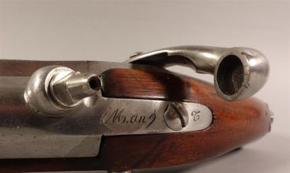Pistolet de gendarmerie à percussion modèle...