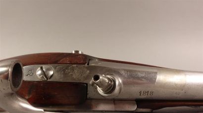 Pistolet de gendarmerie à percussion modèle...
