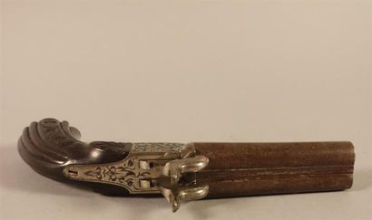 Pistolet à broche système Lefaucheux, deux...
