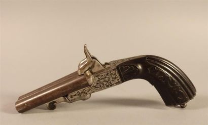 Pistolet à broche système Lefaucheux, deux...