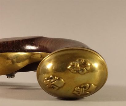 Pistolet d'arçon à silex de gardes du corps...