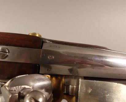 Pistolet d'arçon à silex de gardes du corps...