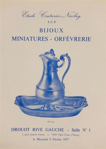 MINIATURES
Ensemble de huit catalogues :...