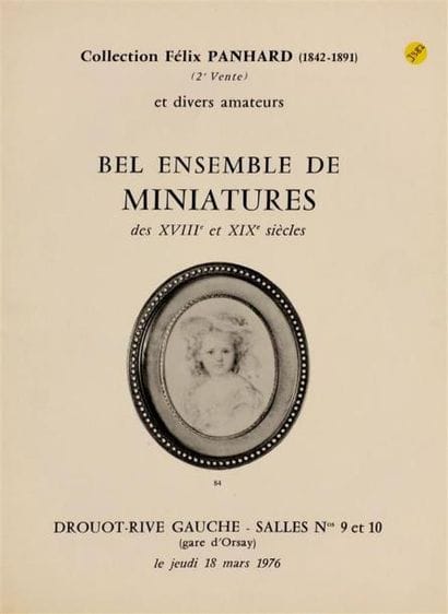 MINIATURES
Ensemble de huit catalogues :...