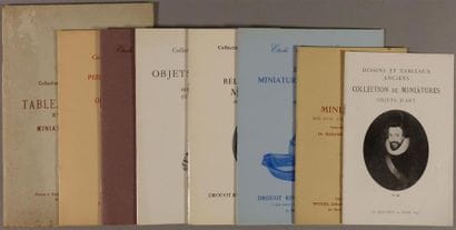 MINIATURES
Ensemble de huit catalogues :...