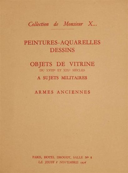 OBJETS DE VITRINE 
Bel ensemble de neuf catalogues...