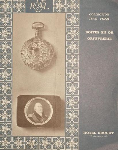 OBJETS DE VITRINE 
Bel ensemble de neuf catalogues...