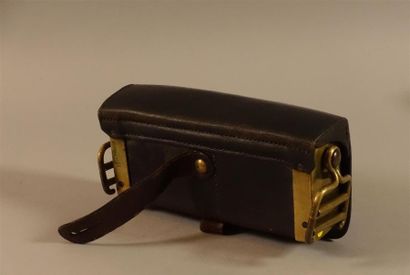 Coffret de giberne modèle 1845. 
En bois...