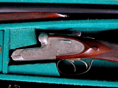 Fusil de chasse à platines avec deux paires...