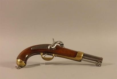 Pistolet de marine à percussion modèle 1849....