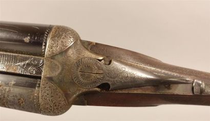 Fusil de chasse Hammerless, deux coups, calibre...