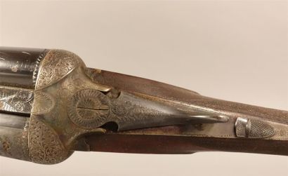 Fusil de chasse Hammerless, deux coups, calibre...