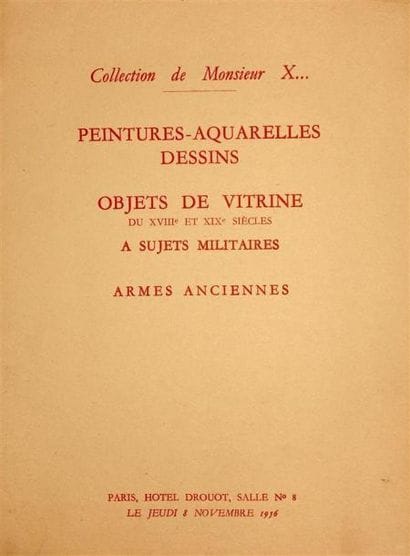 OBJETS DE VITRINE 
Bel ensemble de huit catalogues...