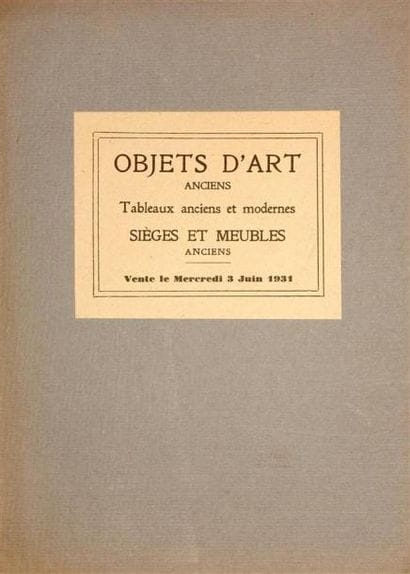 OBJETS DE VITRINE 
Bel ensemble de huit catalogues...