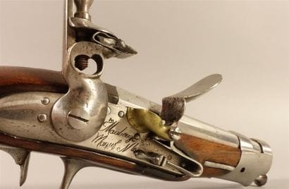 Pistolet de gendarmerie à silex modèle An...