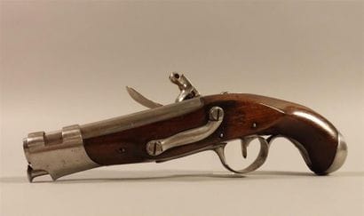 Pistolet de gendarmerie à silex modèle An...