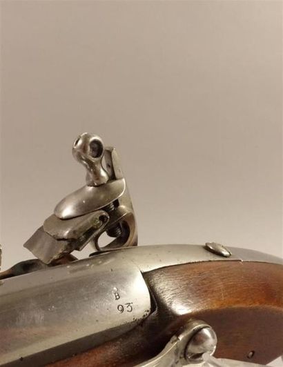 Pistolet de marine modèle 1786. Canon rond...