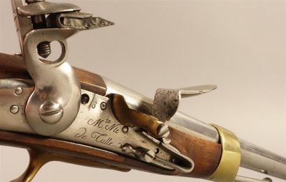 Pistolet de marine modèle 1786. Canon rond...