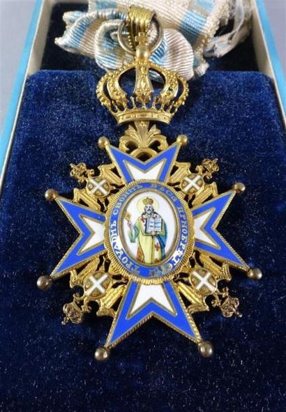 SERBIE 
ORDRE DE SAINT SAVA 
Croix de 3e...