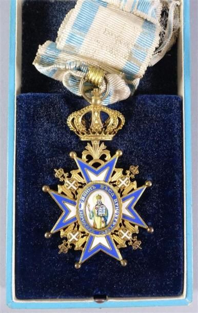 SERBIE 
ORDRE DE SAINT SAVA 
Croix de 3e...