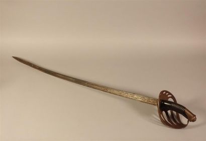 Sabre de cavalerie pour l'export. Poignée...