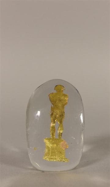 Petit cristalocérame représentant l'Empereur...