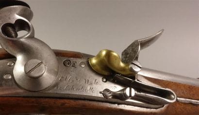 Pistolet de cavalerie modèle An IX. Canon...