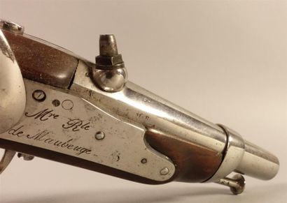 Pistolet de gendarmerie à percussion modèle...