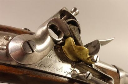 Pistolet de gendarmerie à silex modèle 1816....