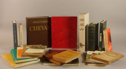 Lot de vingt-et-un livres traitant, entre...
