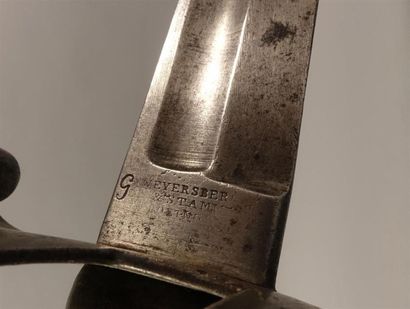 Sabre de cavalerie prussien type 1852. Poignée...