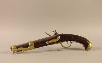 Pistolet de cavalerie à silex modèle 1763-1766....