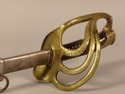 Sabre d'Officier de Cavalerie légère. Poignée...