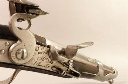 Pistolet à silex modèle 1763-1766 2ème type,...
