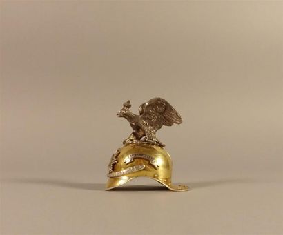 Casque miniature de chevalier garde russe....