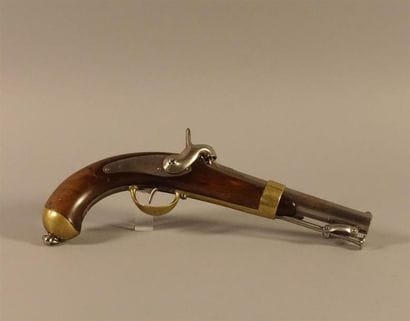 Pistolet de marine à percussion modèle 1837....
