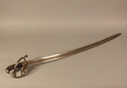 Sabre de cavalerie allemand. Poignée recouverte...