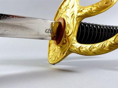 Sabre d'Officier belge, type 1822.
Poignée...