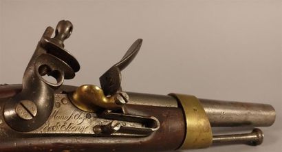 Pistolet d'arçon à silex modèle An XIII....
