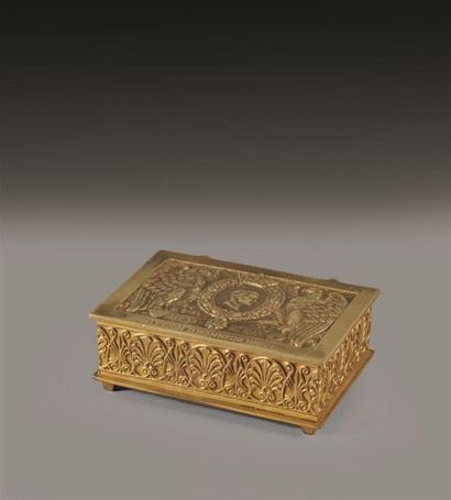 LÉGION D'HONNEUR
Coffret de présent, en bronze...