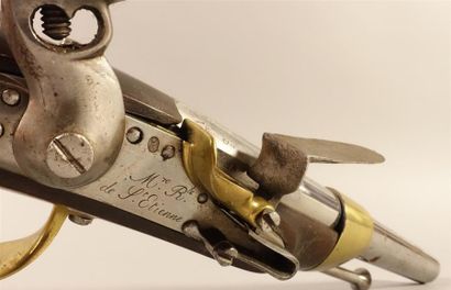 Pistolet de cavalerie à silex modèle 1816....