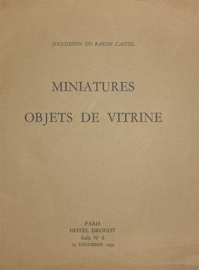 MINIATURES 
Ensemble de sept catalogues :...